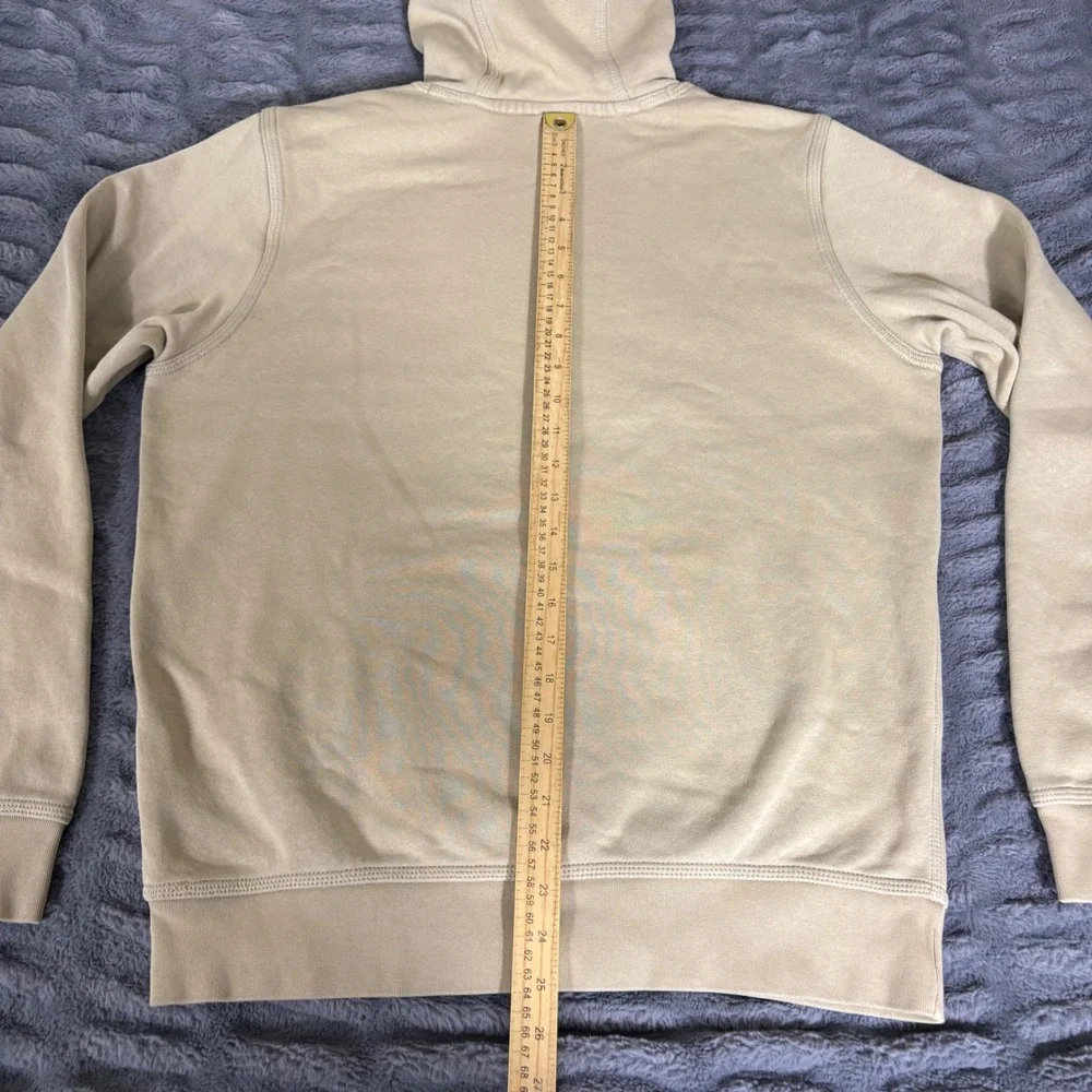 Nike Sportswear Club Fleece Pullover Hoodie Khaki Beige Mens Medium 811457-250